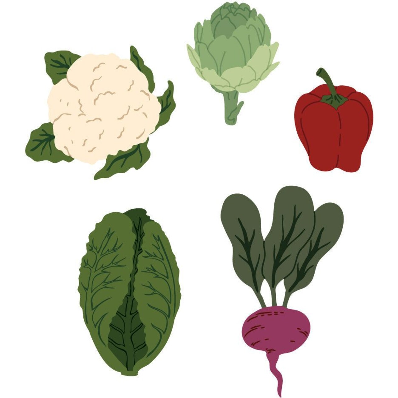 Lovely Layers: Garden Veggies - Honey Cuts - Stand-Alone Dies